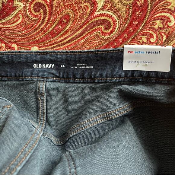 Old Navy Denim Skirt Secret  Slimming Pockets Size 24 - Picture 4 of 4